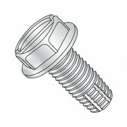 NEWPORT FASTENERS Thread Cutting Screw, 3/8"-16 x 1 in, Zinc Plated Steel Hex Head Slotted Drive, 700 PK 391761-700